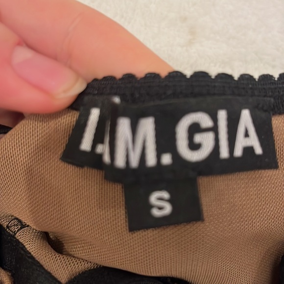 IAMGIA Black Elena dress size small S - Picture 4 of 5